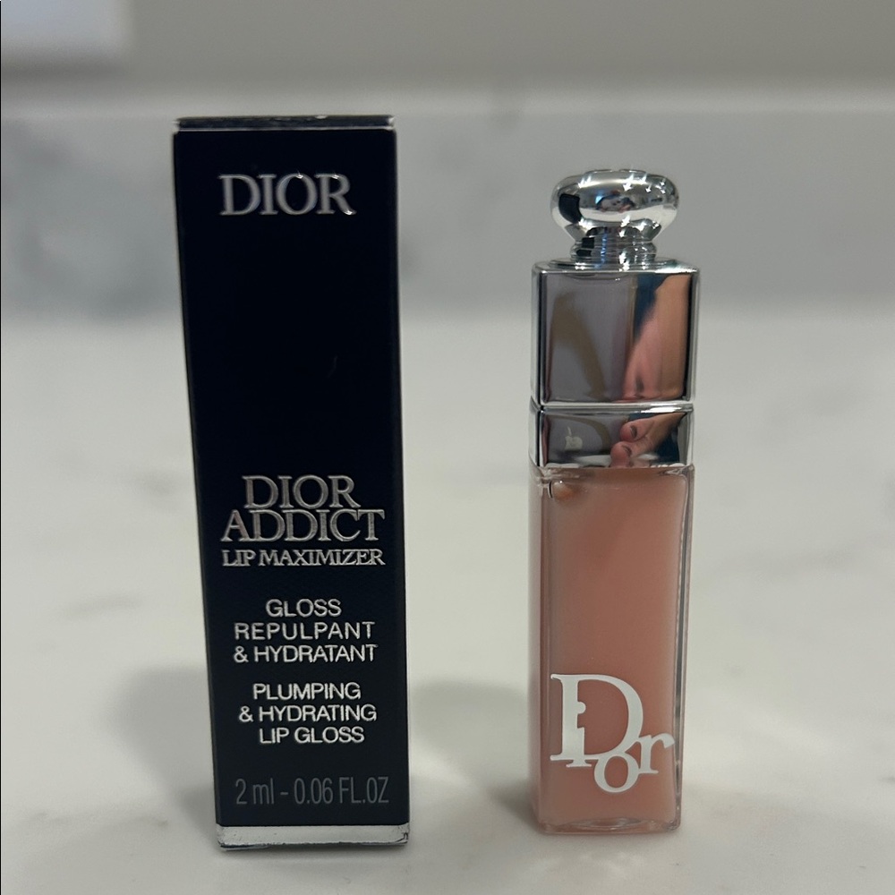 Dior Addict Lip Maximizer Gloss. Color Pink 001. 2 ml. Travel size. New!